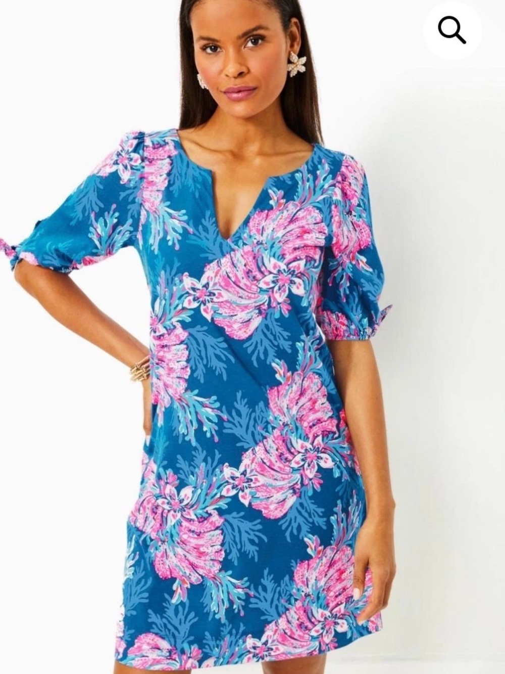 Lilly Pulitzer Easley Short Sleeve Dress - size XL